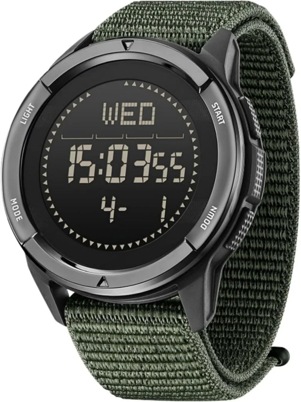 Men's Military Tactical Digital Watch - Lightweight, Water Resistant, Compass